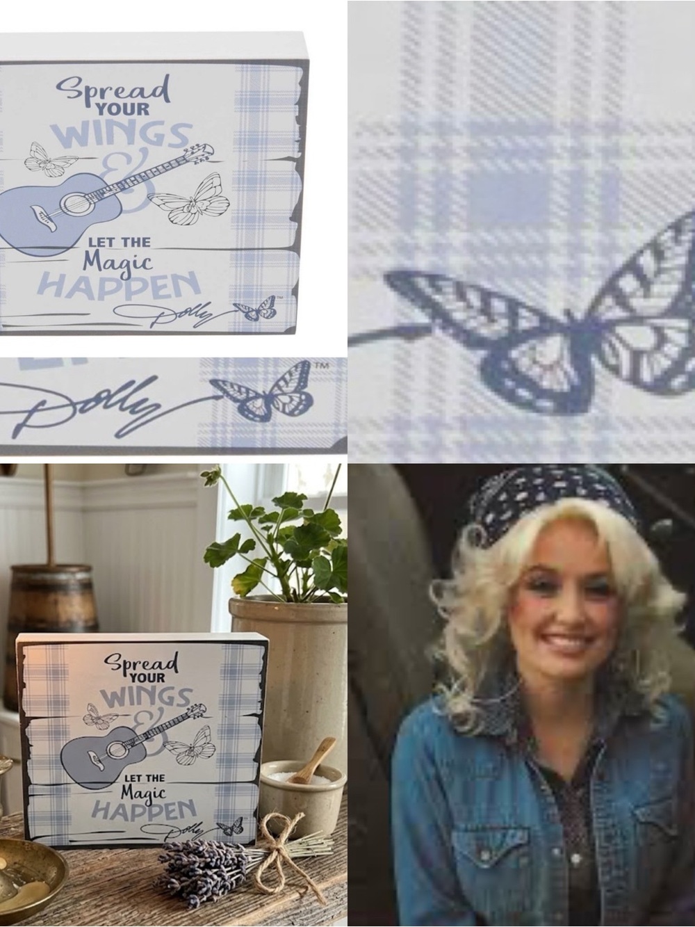 Dolly Parton limited edition word block
